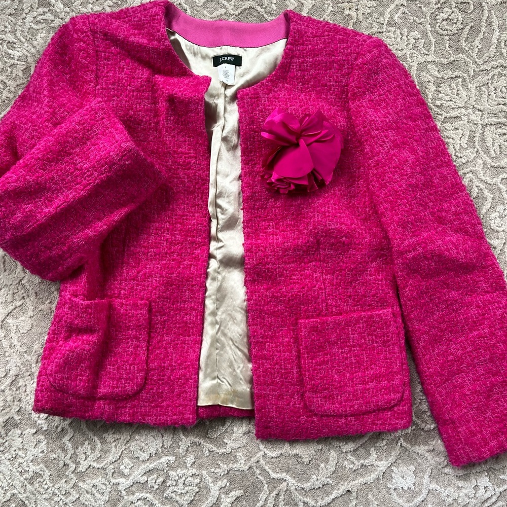 JCrew Fuchsia Jacket